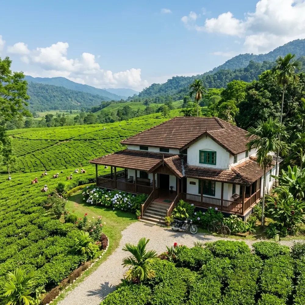 Brahmaputra Cruise & Tea Bungalows