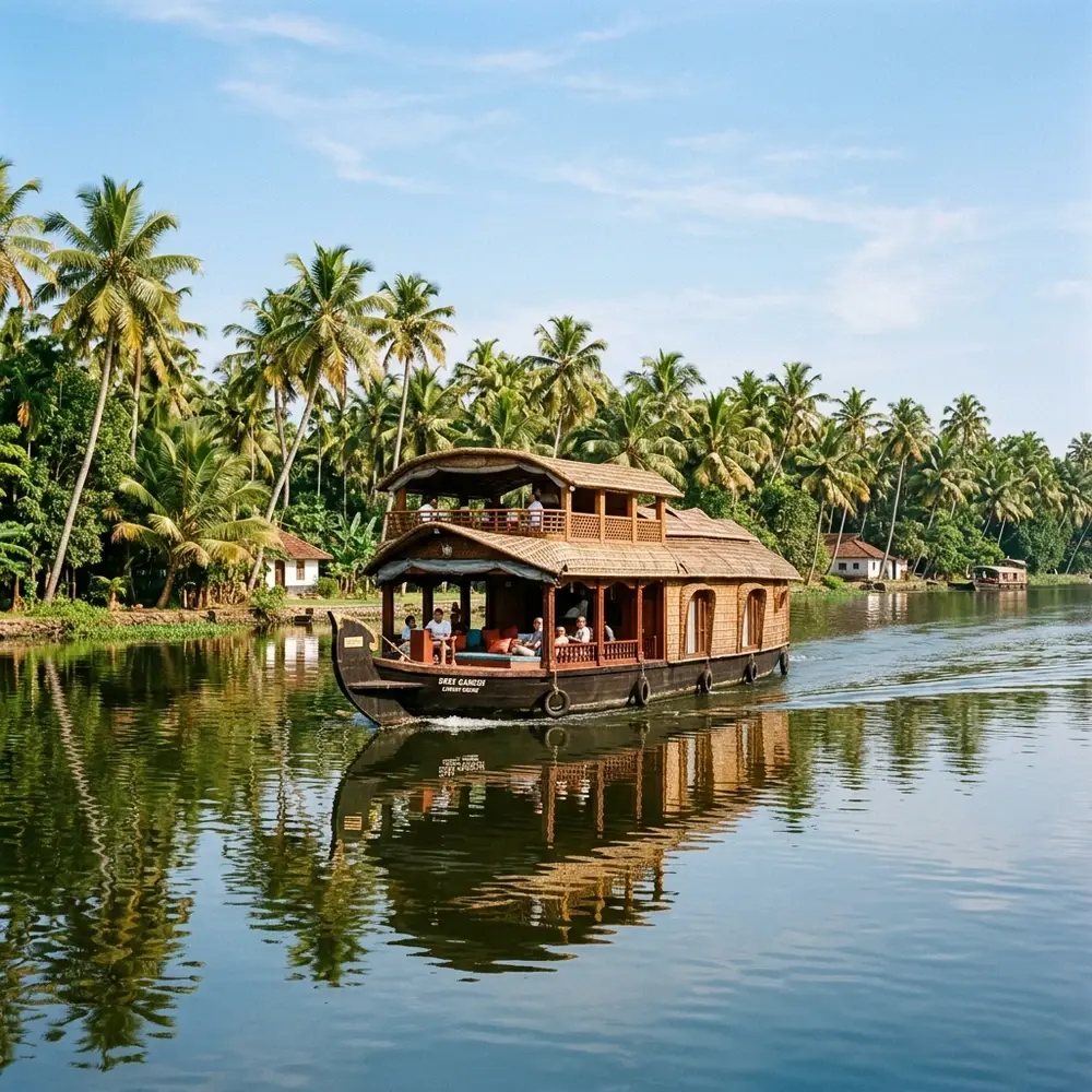 Munnar Hills & Alleppey Houseboat
